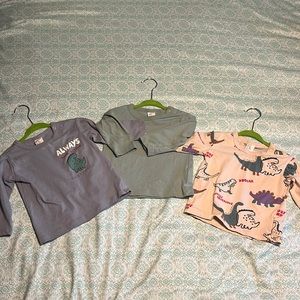 H&M Long Sleeved T-shirts (3) 9 months